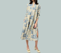 Uncle Frank - Toile Midi Dress