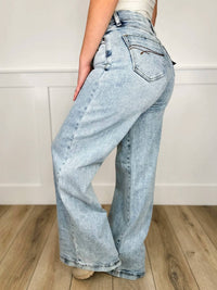 Saige Denim - Kendell Tummy Control Wide Leg Jeans