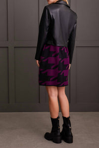 Tribal - Faux Leather Biker Jacket