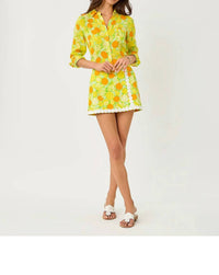 Lilly Pulitzer - Sea View Linen Button Down Top