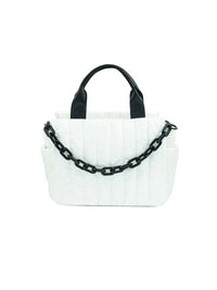 Bc Handbags - Puffer Tote Bag with Chain