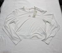 Adidas - Y2k Glam Embellished Logo Cropped T-shirt