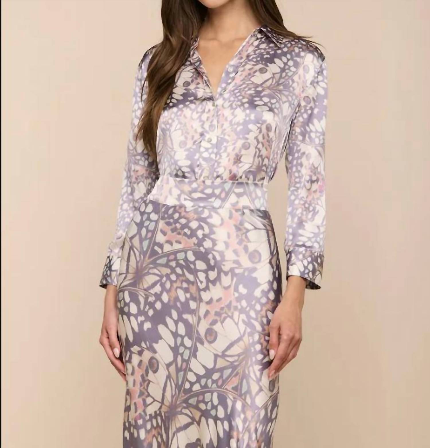 L'Agence - DANI 3/4 SLEEVE BLOUSE
