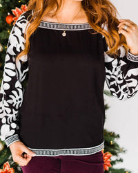 Layerz Clothing - Jill Patterned Top