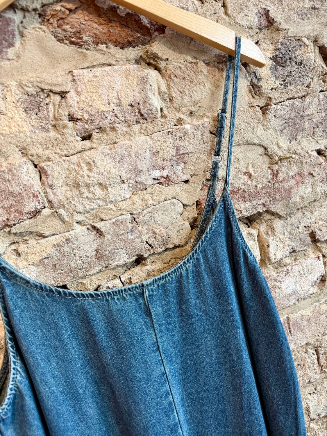 By Together - Women's Denim Tank Midi Dress