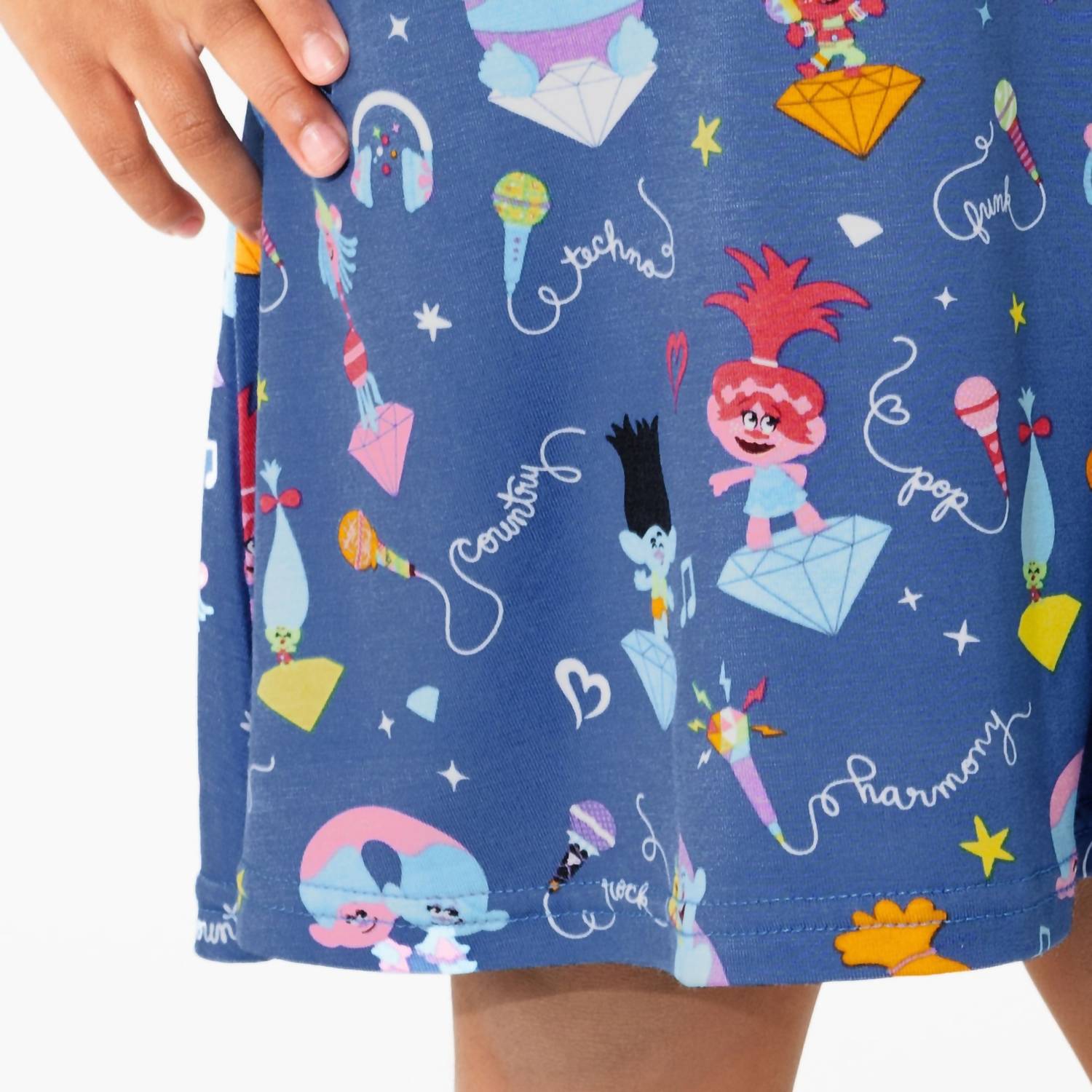 Bellabu Bear - Trolls Music Bamboo Short Sleeve Dress