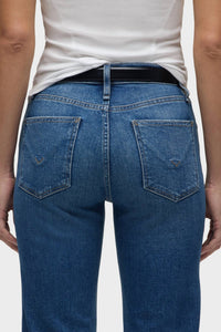Hudson - Rosie High-rise Wide Leg Ankle Jeans