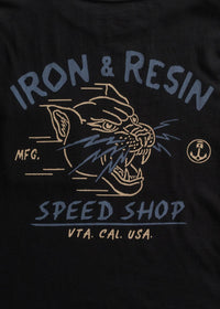 Iron & Resin Men's Speed Shop Pocket Tee in black - men's t-shirt - alternate view
