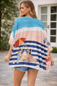 Inoah - Burnout printed shawl