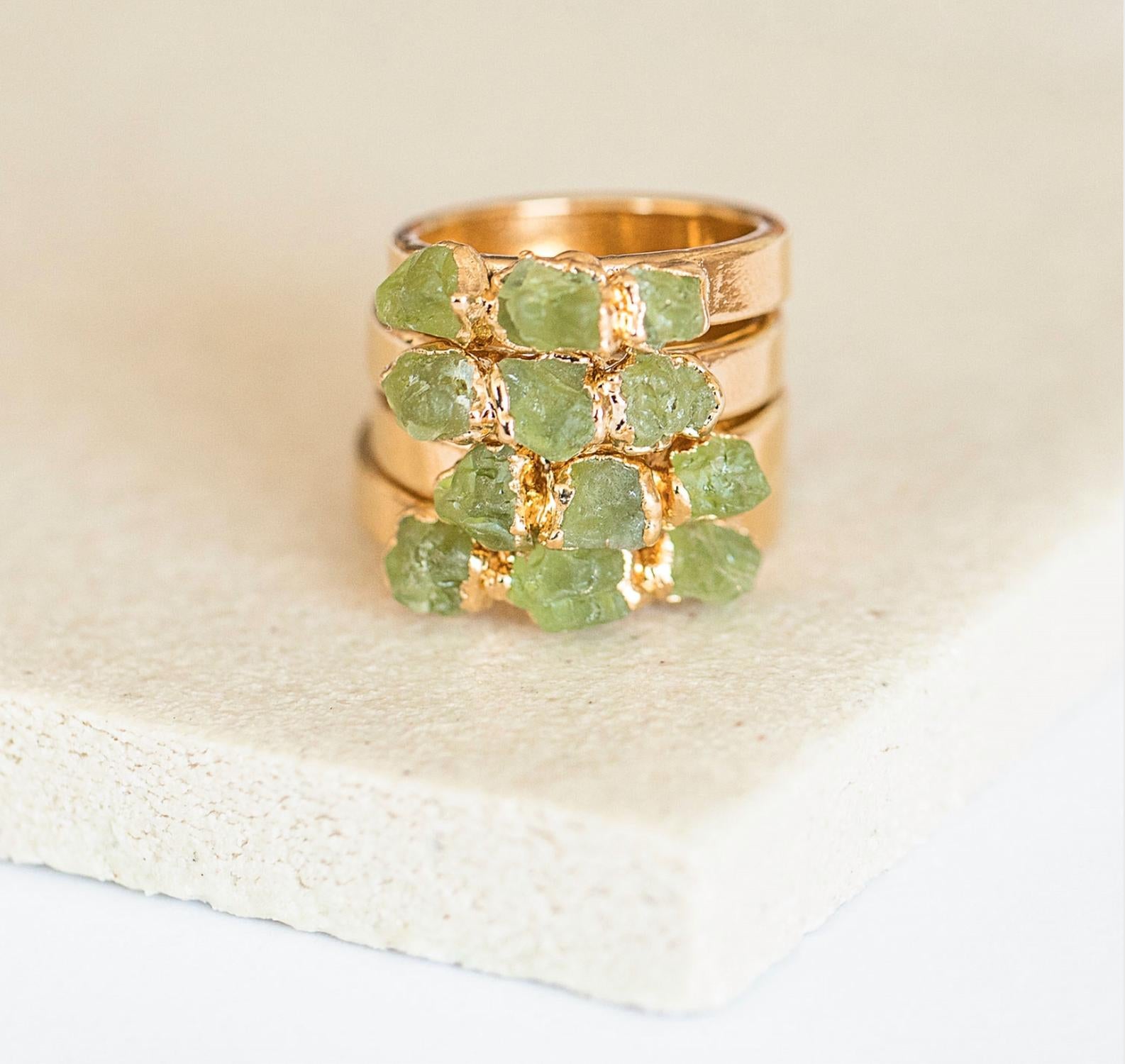 Dani Barbe - Peridot Stacking Ring