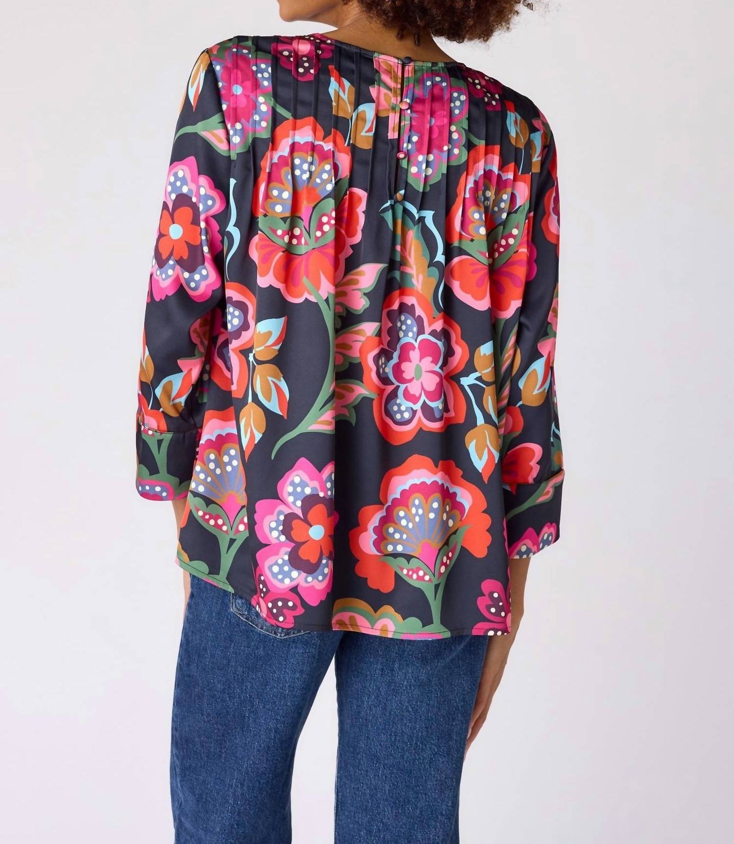 Crosby By Mollie Burch - Edie Top Cosmic Floral