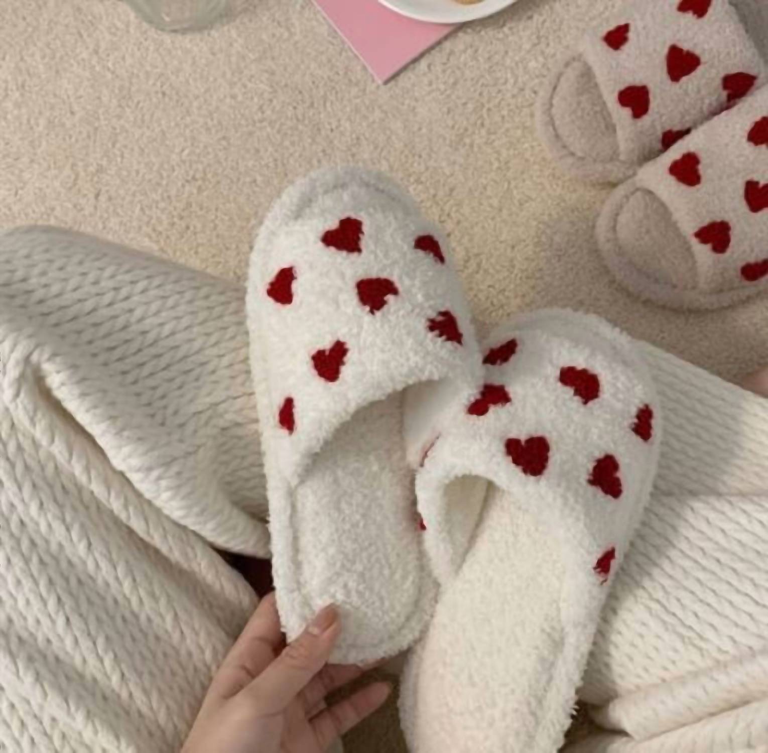 Katydid - Women's The Valentines Day Plush Slippers