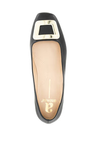 Andrea Women's Low Block Heel in black - women's flats - alternate view
