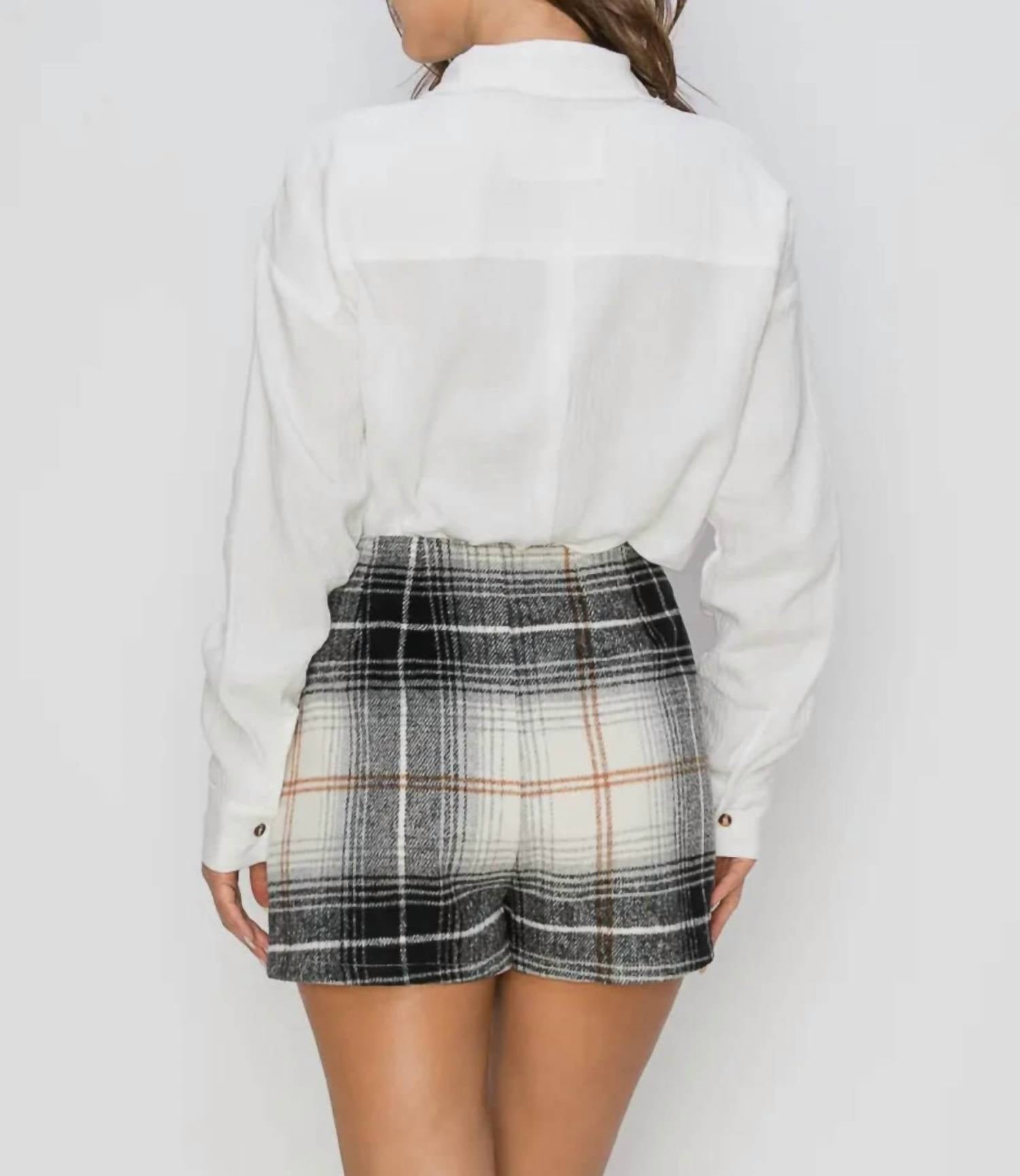 Winsome - Parker Plaid Wrap Skort