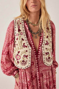 Maison Hotel Lola Vest in rosa rosae - women's jacket