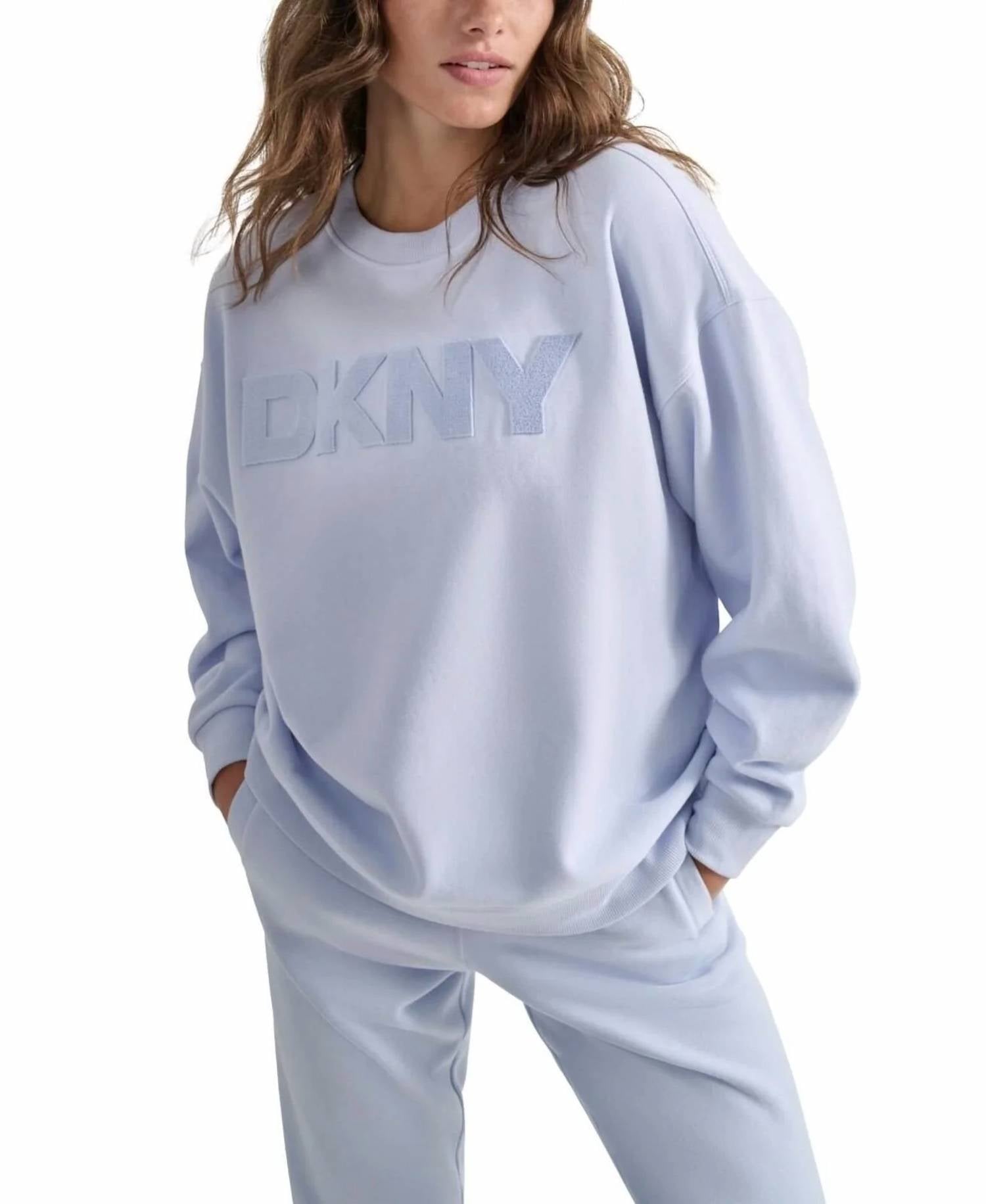 Dkny - Velvet-logo Sweatshirt
