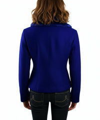 Lucy Paris - Faux Fur Collar Moto Jacket