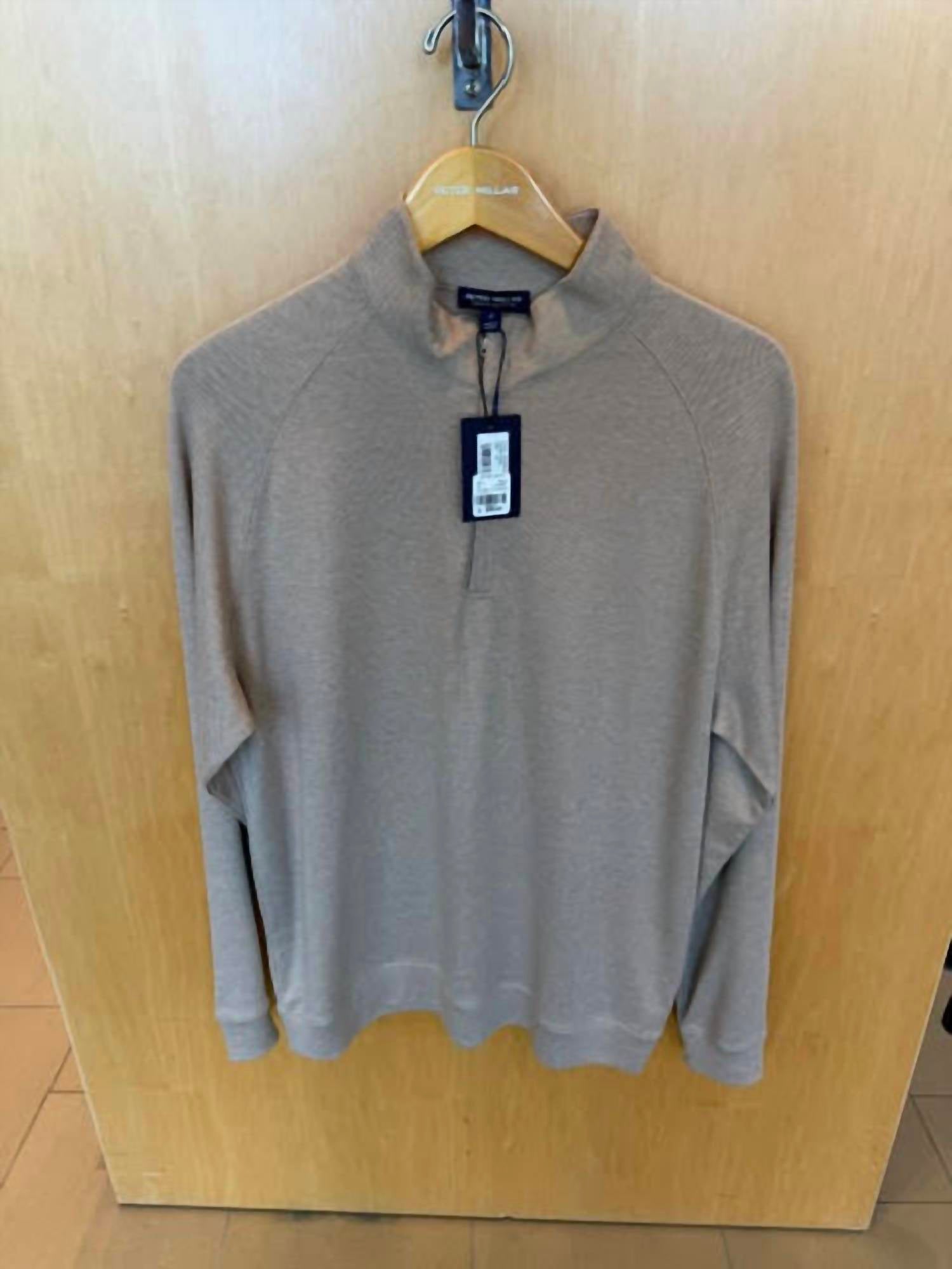Peter Millar - Men's Grant Bird's Eye Quarter Zip Top