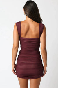 Olivaceous - Sandra Mini Dress