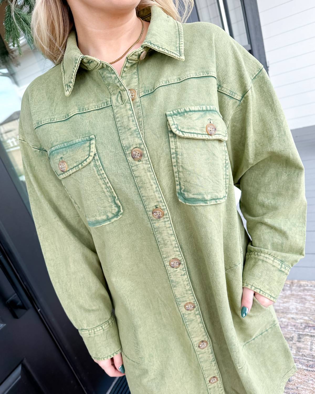 Ivy Jane - Knit Shacket Dress