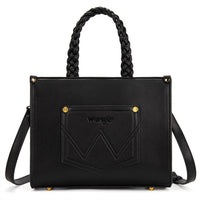 Wrangler - Floral Print Braided Tote Bag