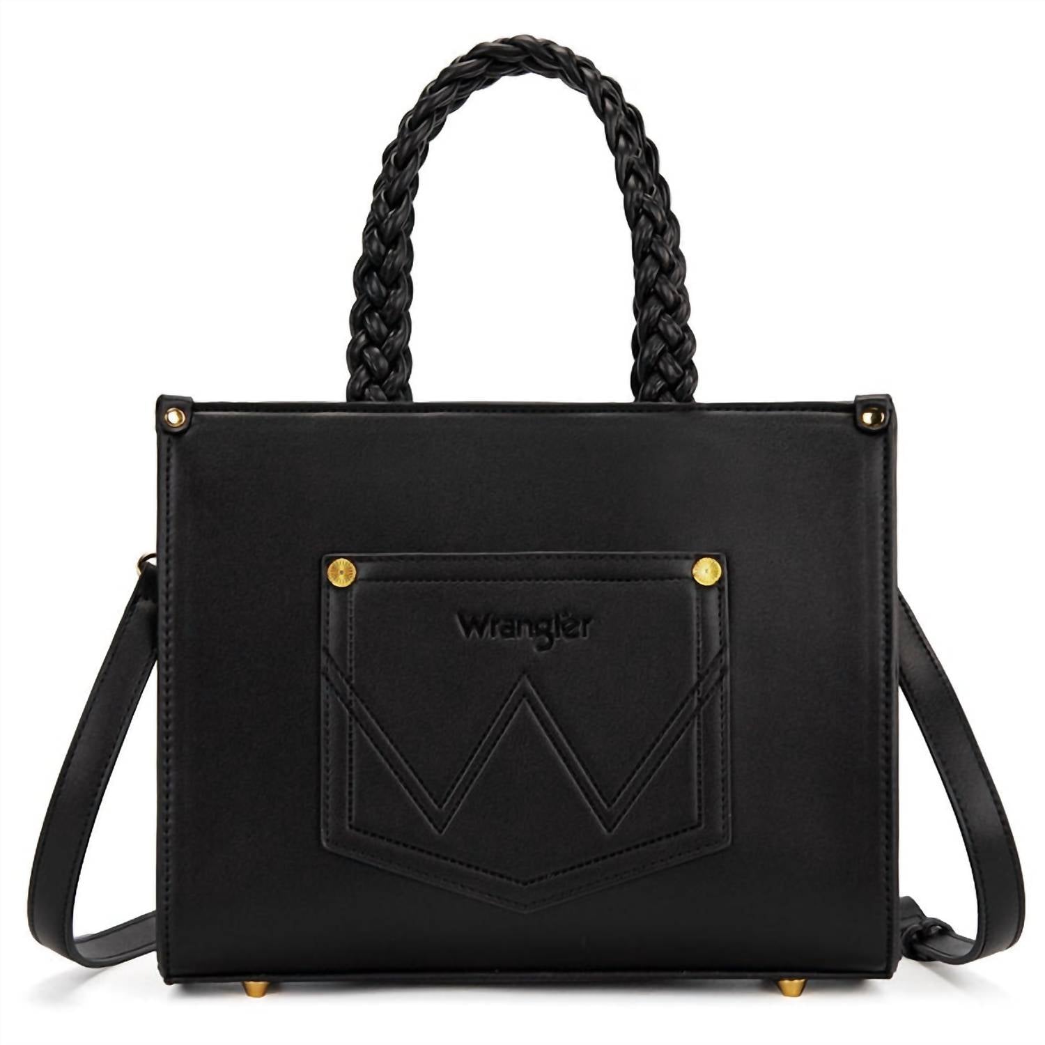 Wrangler - Floral Print Braided Tote Bag