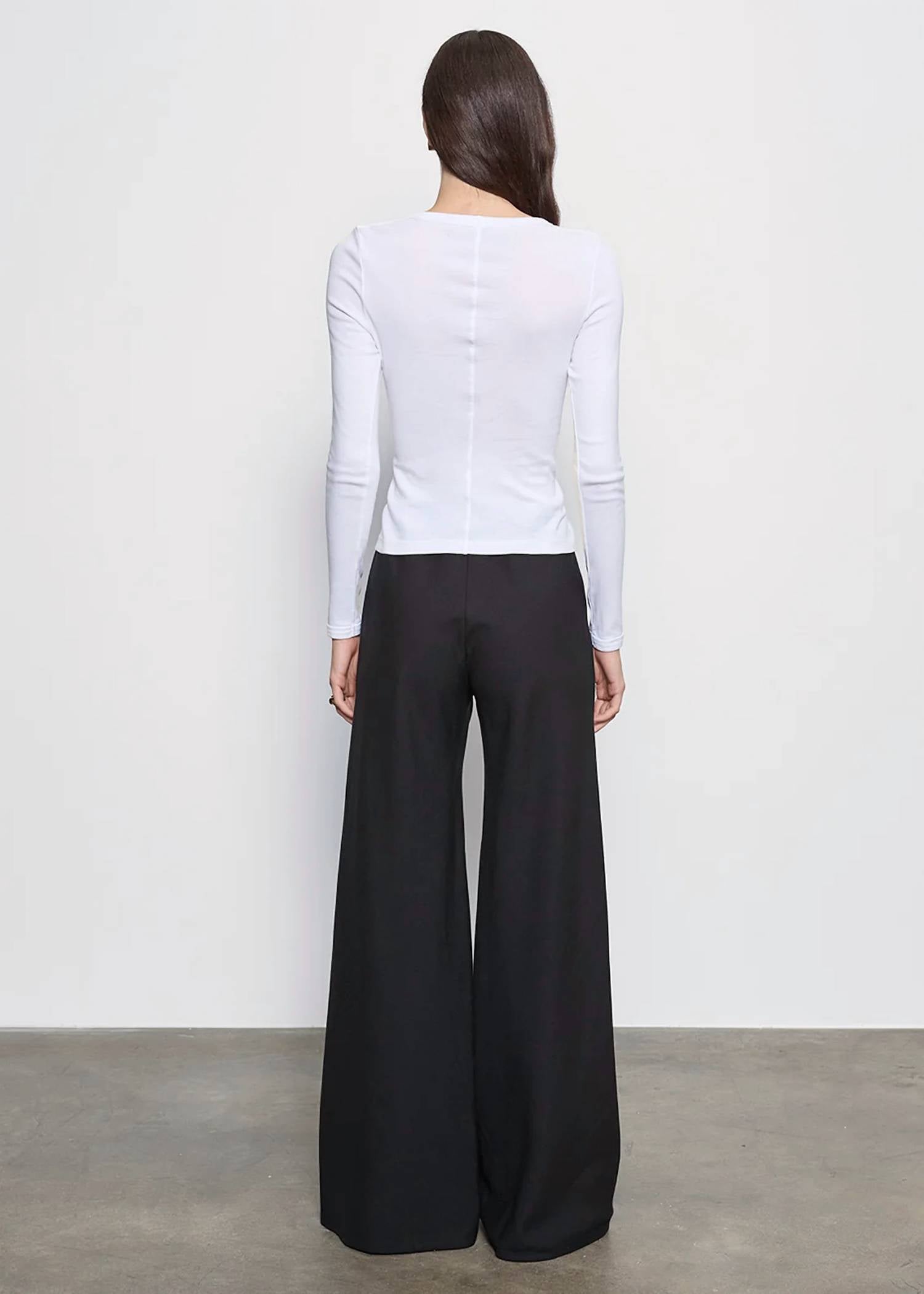Enza Costa - Supima Cotton New Classic Long Sleeve Tee