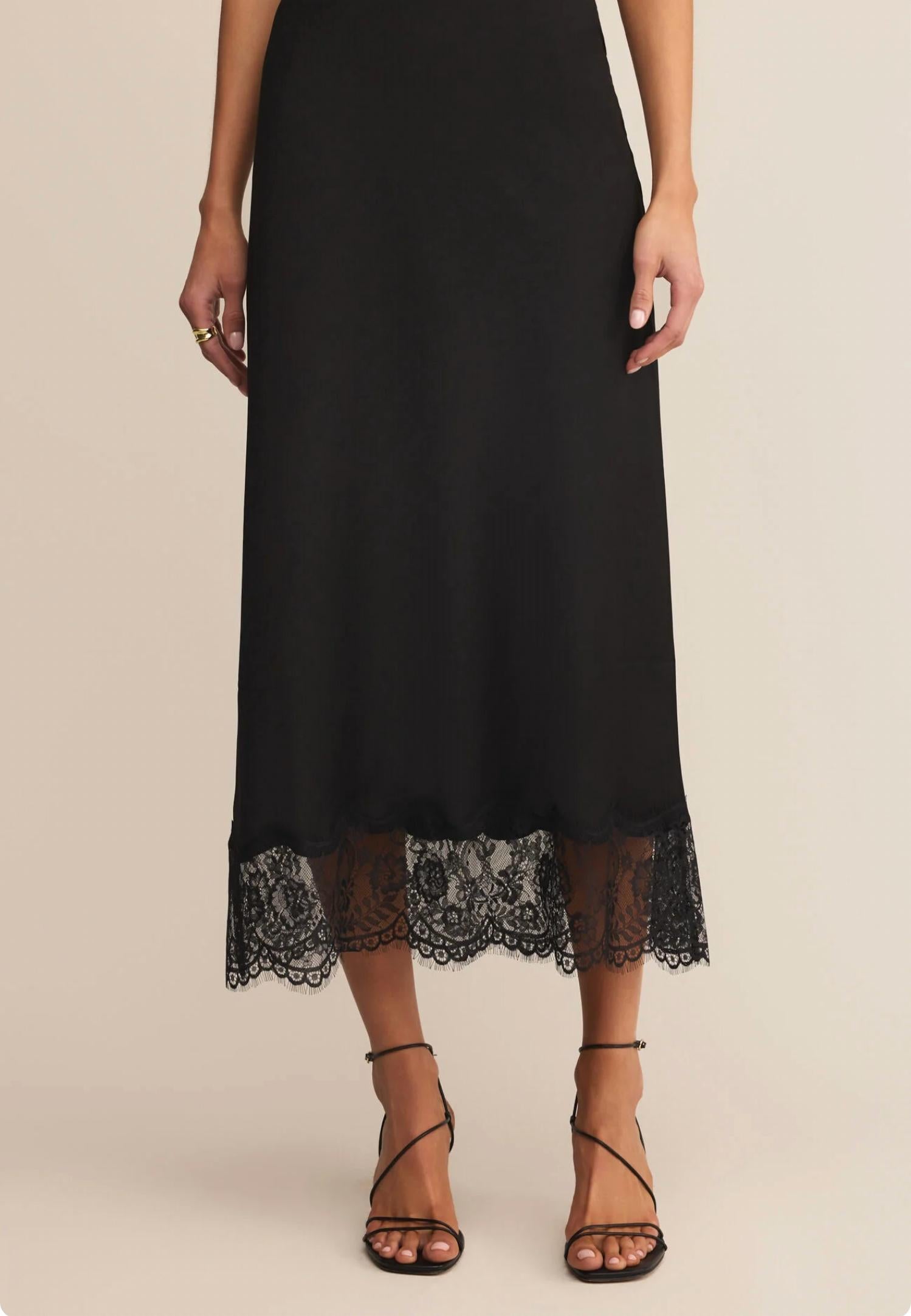Z Supply - Cinder Lace Midi Skirt