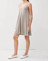 Be Cool - Ribbed V-neck Knit Mini Dress