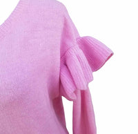 Galleria Enterprises, Inc. - Women's Puff-sleeves Acrylic Blend Sweater