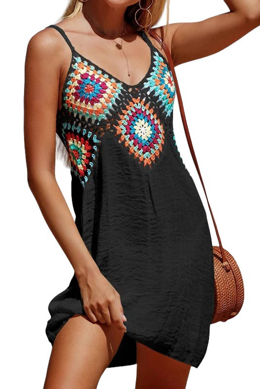 Charmo - Shawna Crochet Swim Coverup