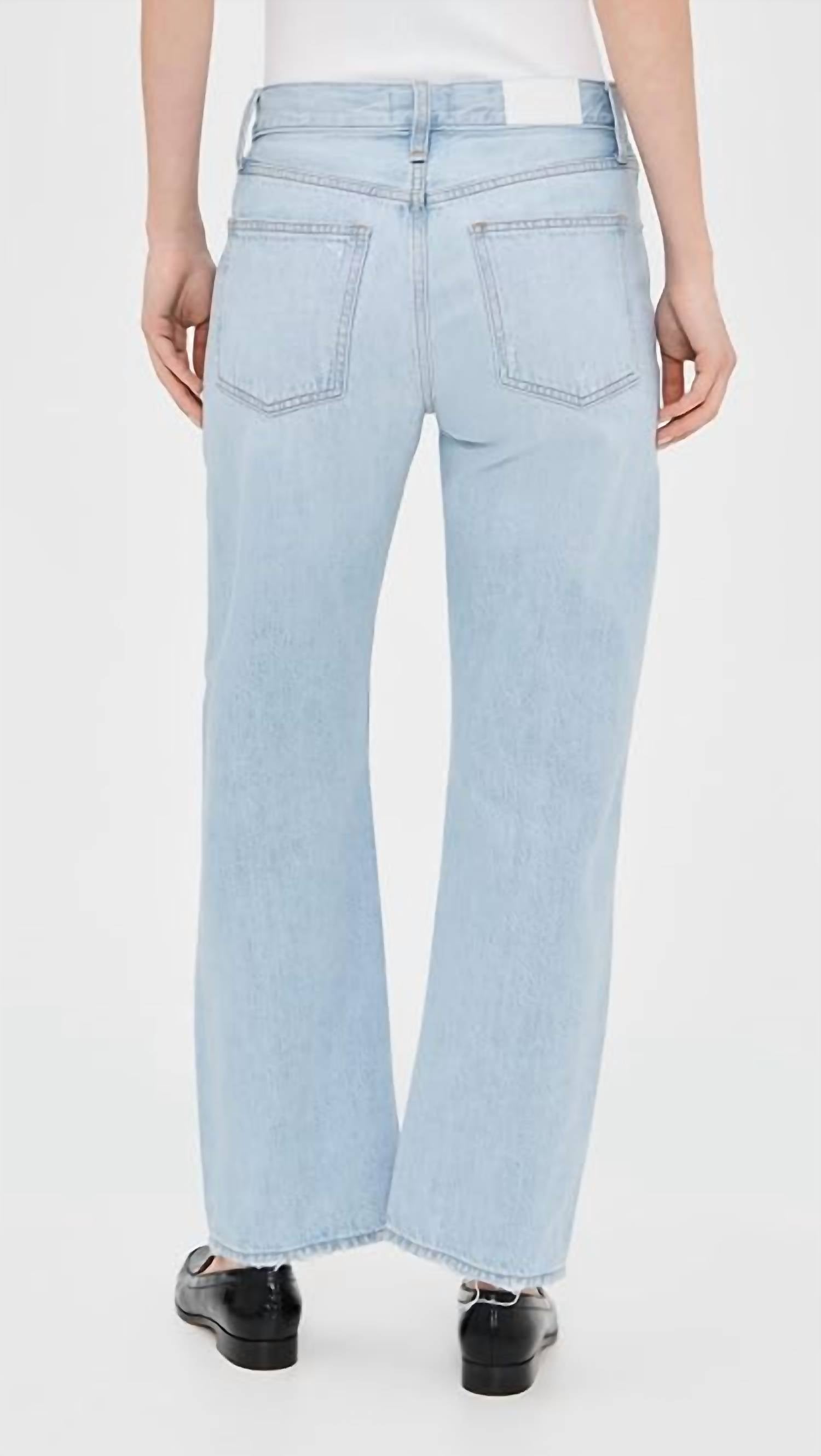 Pistola - Lexi Mid Rise Bowed Straight Jean