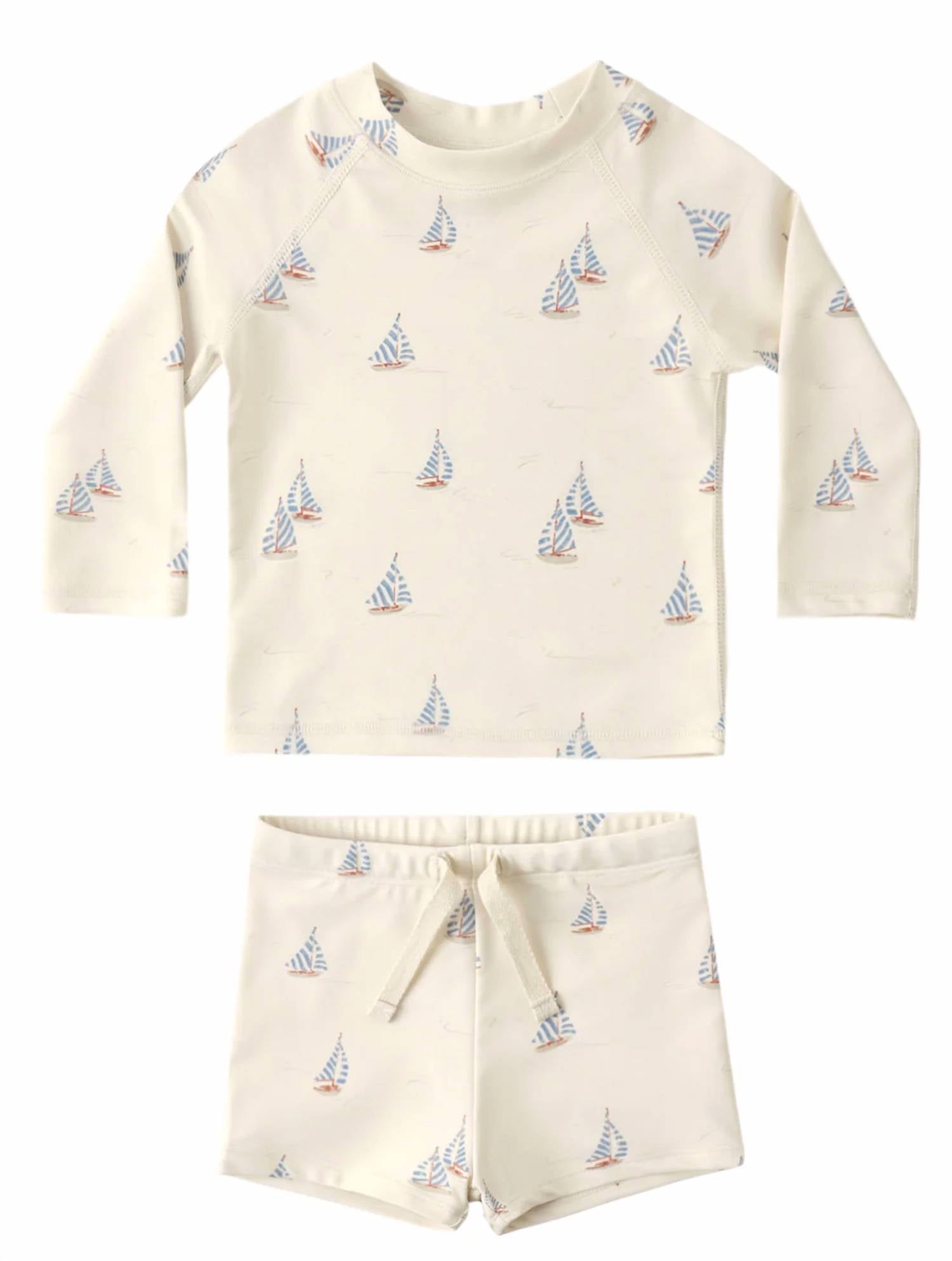 Rylee + Cru - Kid's Set Sail Rashguard Set