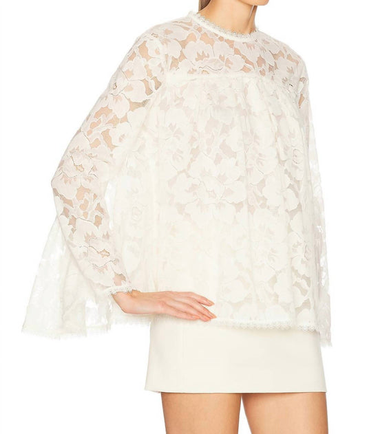 Zimmermann - Illuminate Lace Gathered Top