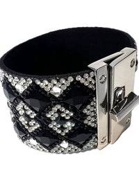 Jacqueline Kent - Women's Starry Night Diamond Crystal Cuff Bracelet