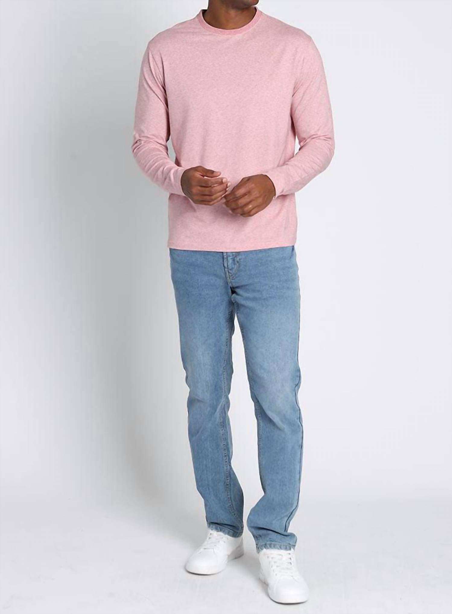 Jachs New York - Long Sleeve Cotton Modal Crewneck Sweatshirt
