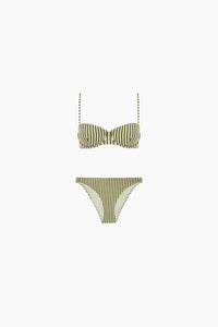 Peony - Striped Bikini Set