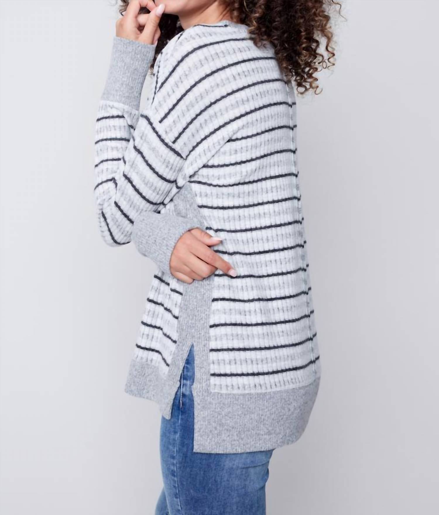 Charlie B - Casper Crewneck Sweater - Plus