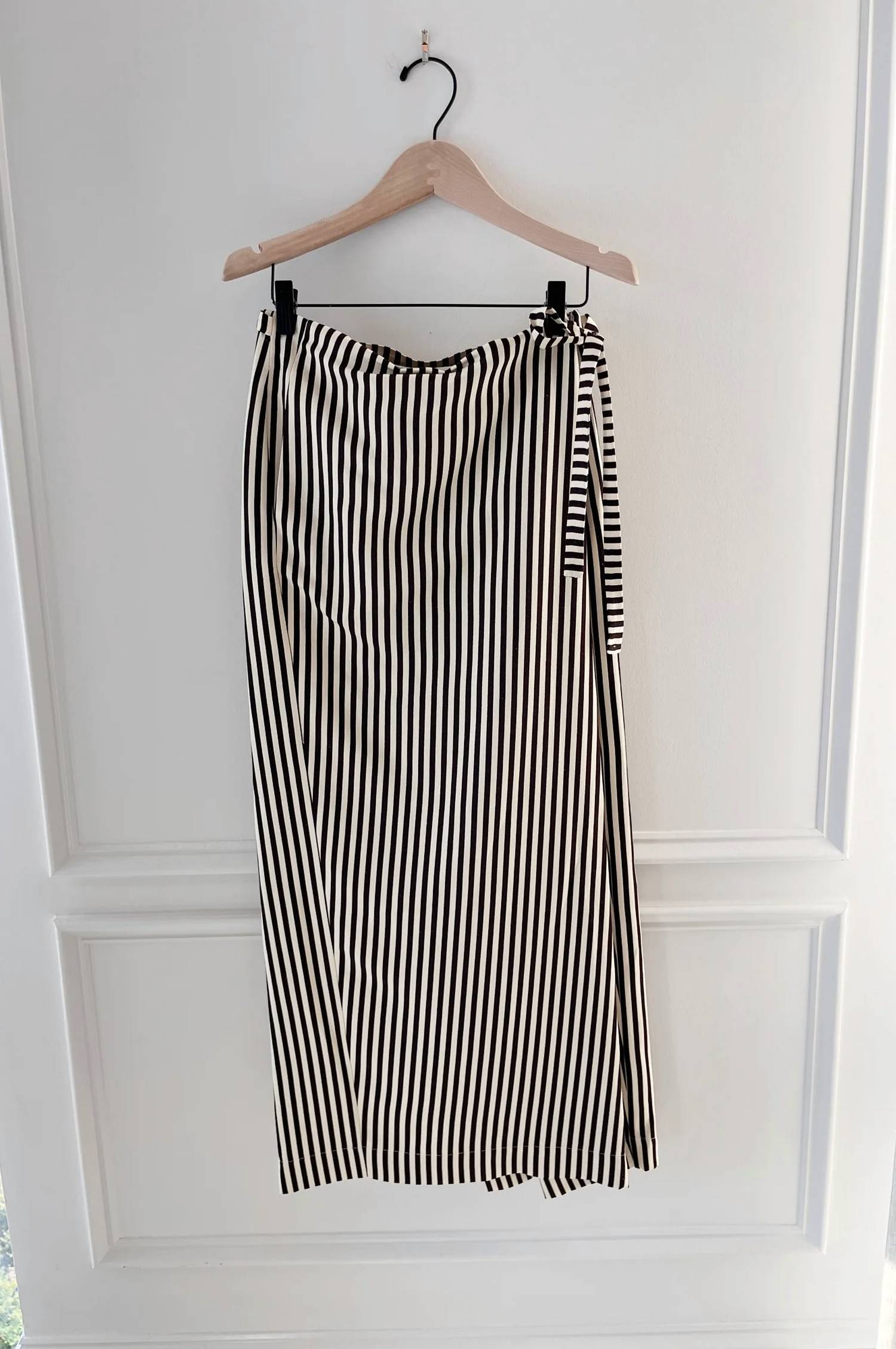 Alysi - Striped Wrap Maxi Skirt