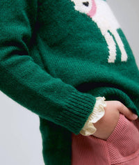 Compania Fantastica Dog Sweater in green - women's sweater - alternate view