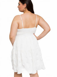 Gilli - Plus Size Sleeveless Smocked Back Dress