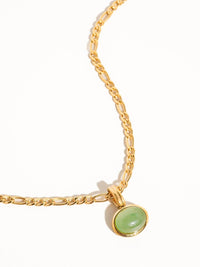 Flanerie By Maiq - Women's Stone Pendant Chain Necklace