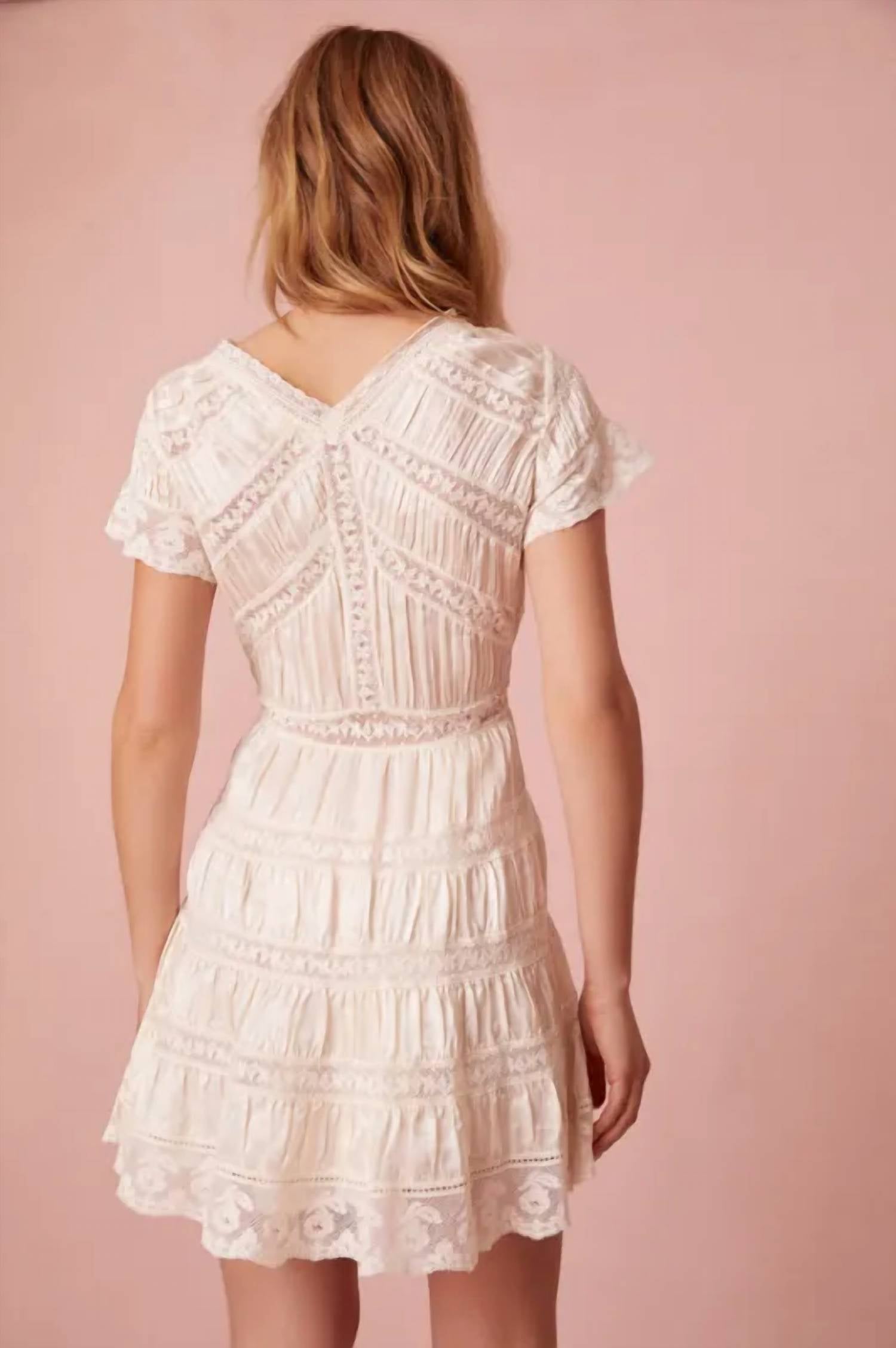 Loveshackfancy - Alik Lace Mini Dress