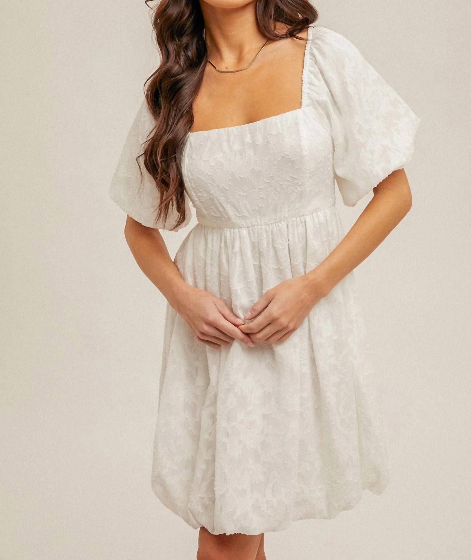 Hem & Thread - Chiffon Print Bubble Dress