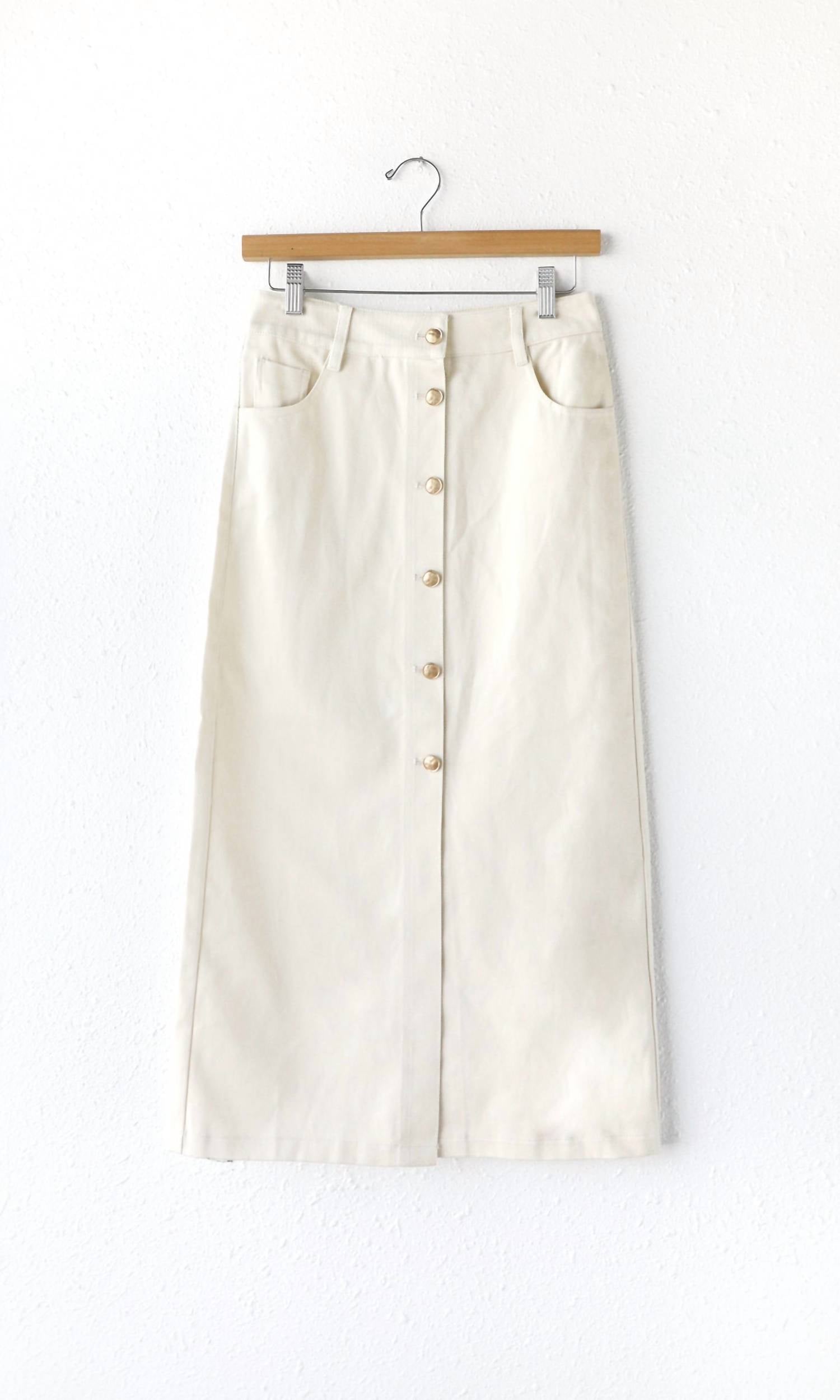 Greylin - Celine Twill Midi Skirt