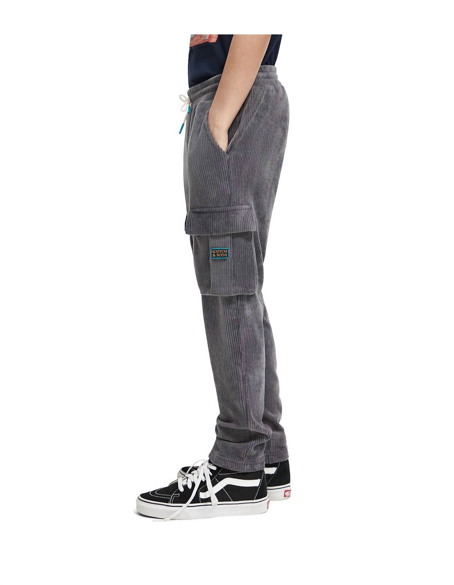 Scotch & Soda - Corduroy Cargo Sweatpants