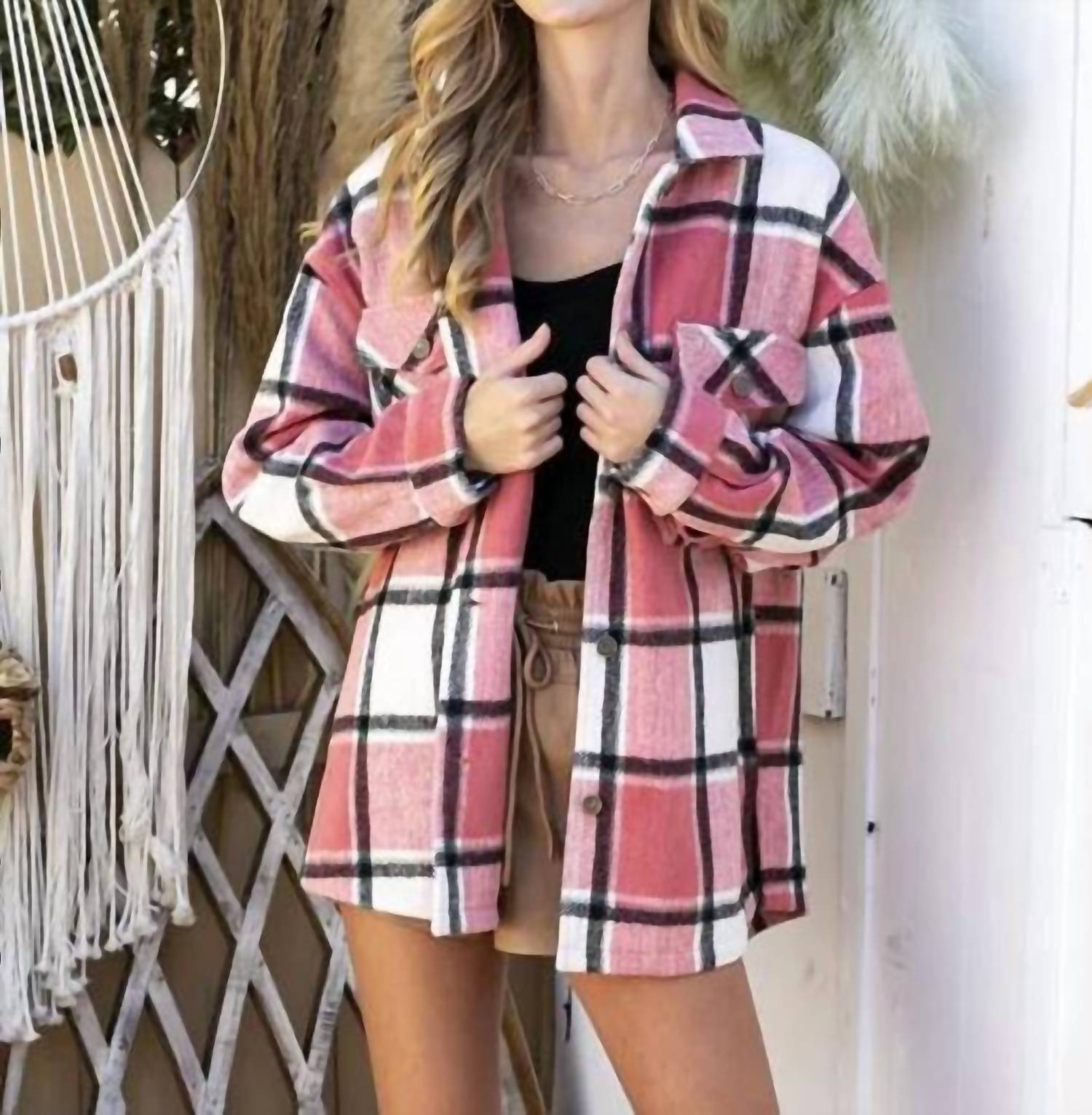 Hailey & Co - Brave Plaid Shacket