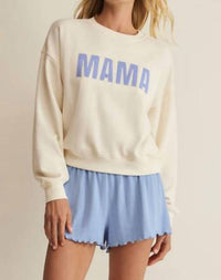 Z Supply - Mama Varsity Crewneck Pullover Sweatshirt