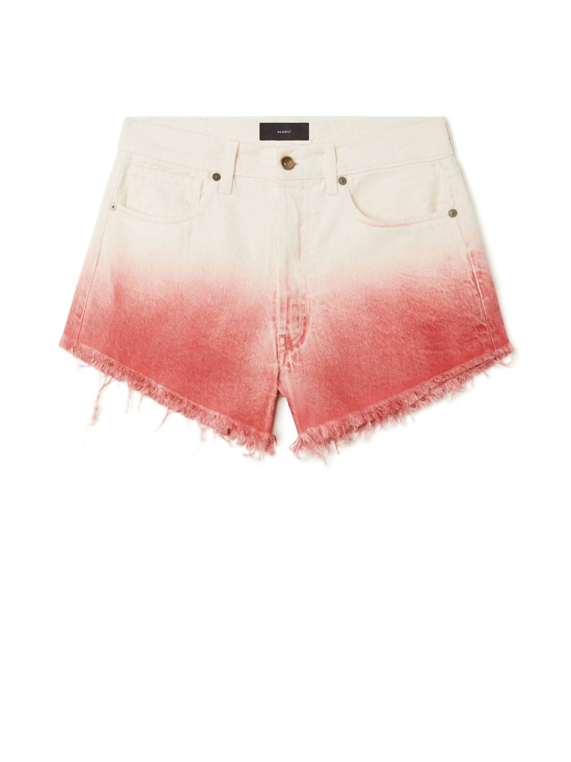 Alanui - Bright Hues Denim Shorts