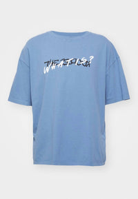 THE KOOPLES Graphic Tee Shirt in blu12 - women's t-shirt - view 4